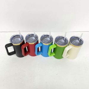 US Warehouse Stainless Steel <b>Mirror</b> Gold Plated 20oz Xmas Tumbler Mug with Removable <b>Plastic</b> Handle for Laser Engraving - Product Image 4