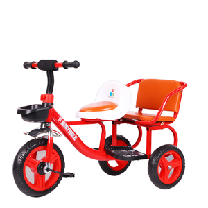 Bicicleta de Pedales para Niños 2023, Bicicleta de Equilibrio de 3 Ruedas para Niños de 2 a <span class=keywords><strong>4</strong></span> Años, Juguete Funcional, <span class=keywords><strong>Triciclo</strong></span> Infantil de Doble Asiento - Product Image 3