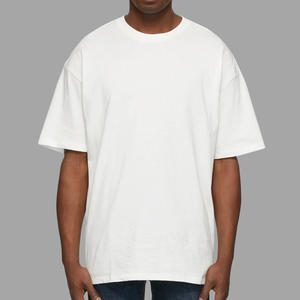 Camiseta Negra de Verano para Hombre, Estilo Casual, de Alta Calidad, Corte Cuadrado, Lisa, 100% Algodón, Talla Grande - Product Image 2