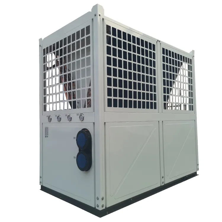 Folansi 20HP pompa di calore aria-acqua commerciale chiller riscaldamento raffreddamento acqua calda 76kw R32/R410a pompa di calore aria industriale