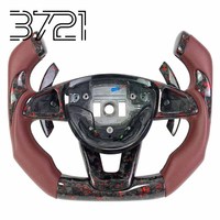 Volante Deportivo de Fibra de Carbono para Mercedes Benz W205 AMG Clase C S E A W212 W222 W218 W217 W205 A45 A45 Sport