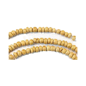 Cuentas de coco, Rondelle, 2/3mm, Natural - Product Image 1