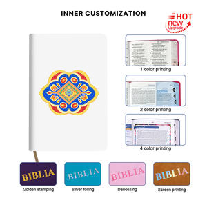 <span class=keywords><strong>Biblia</strong></span> Sagrada Personalizada, Impermeable, con Grabado, Encuadernación Cosida y Ribete Decorativo - Product Image 6