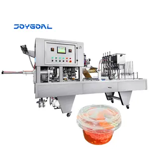 for disposable plastic yogurt ice cream cup output machine paper cup making machine jelly cup filling sealing machine