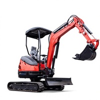Excavator Mini 2,5 Ton Euro 5 CE, Kabin Tertutup & Sasis yang Dapat Diperpanjang, untuk Infrastruktur Perkotaan yang Sempit dan Renovasi Komunitas