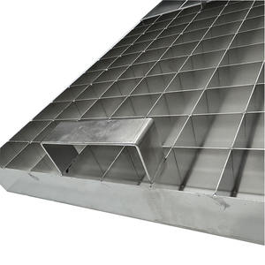 Cortador de Pastel Cuadrado de Acero Inoxidable de Grado Alimenticio de 0.8mm 30x40cm con Mango, para Cortar en Cubos Uniformes - Product Image 2