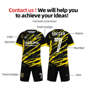 Kits de fútbol juvenil de Jersey para bebé completo <span class=keywords><strong>Retro</strong></span> para chico, jersey de fútbol, venta al por mayor, uniformes de fútbol para jóvenes - Product Image 4