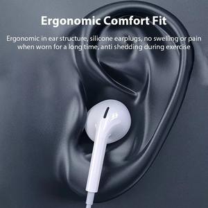 Auriculares Intrauditivos con Cable y Micrófono, Tipo C, para iPhone 16 15, Auriculares Portátiles Tipo C con Sonido HiFi - Product Image 5