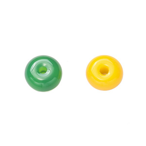 Perles de verre de couleurs mélangées 3x6,5 mm, ouverture de 1,5 mm, 50 pièces, fournitures de fabrication de bijoux DIY, matériel de perlage - Product Image 5