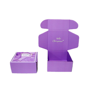Factory Custom Size Eco Friendly Printed Blank Colored Pink Packaging Mailer <b>Boxes</b> Kraft Rigid Corrugated Shipping Box With Logo - Product Image 2