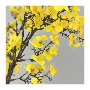 QYYM-686 fleur pleine branche haute qualité fait à la main soie Babysbreath Orange gypsophile artificielle bébé <span class=keywords><strong>souffle</strong></span> pour l'obtention du diplôme - Product Image 4