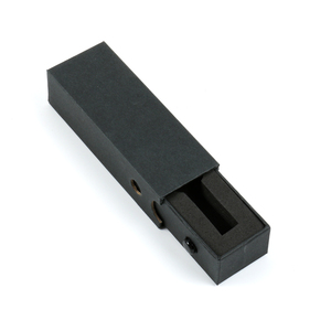 Scatola per cassetto a cartuccia in cartone di carta riutilizzabile nera stampata personalizzata scatola resistente ai bambini con inserto in schiuma - Product Image 5