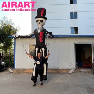 Déguisement Gonflable de Sorcière Ambulant sur <span class=keywords><strong>Échasse</strong></span>s, Modèle de Personnage Gonflable d'Horreur pour Halloween, Décoration d'Événements et de Parades, Accessoire de Décoration - Product Image 5