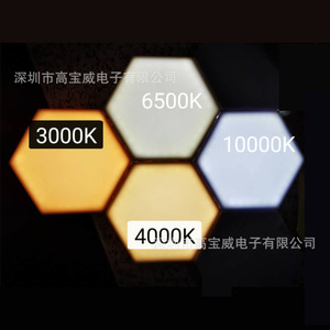 Factory Wholesale Touch Sensitive Quantum <b>Light</b> Creative DIY Wall Smart Hexagon Modular <b>Led</b> <b>Night</b> <b>Light</b> Honeycomb <b>Light</b> - Product Image 6