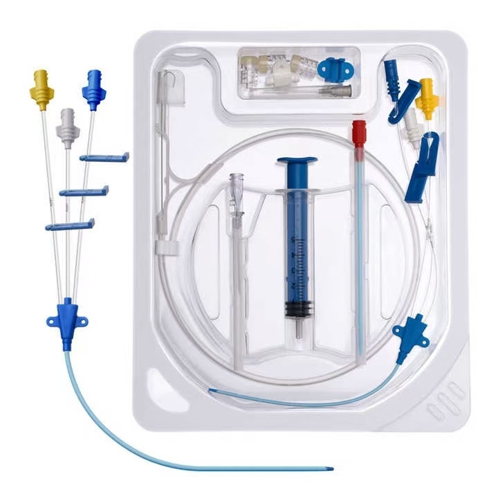 Disposable PVC Polymer ABS Triple Lumen