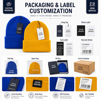 Bonnet tricoté côtelé personnalisé avec logo, 30 couleurs, OEM, marque privée, vente en gros