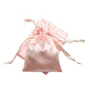 Pochette Cadeau Personnalisée Réutilisable en Soie Satinée avec Cordon de Serrage – Luxe pour Cheveux, Bijoux, Cosmétiques, Maquillage, Téléphones Portables, Chaussures et Emballage Anti-Poussière - Product Image 2
