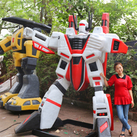 Escultura transformadora robótica de caucho de silicona animada personalizada