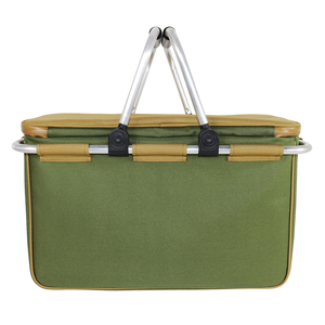 Sac isotherme pliable certifié BSCI, taille L, 23 L, pour le déjeuner, les courses, imperméable, pour canettes de bière et bouteilles d'eau, pour une utilisation en extérieur - Product Image 3