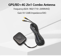 Antenne adhésive omnidirectionnelle extérieure à polarisation verticale, étanche, 4G LTE GPS BeiDou 2 en 1 à gain élevé