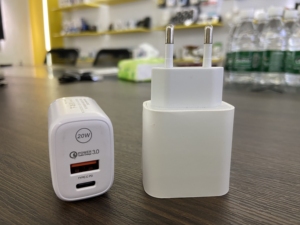 Cargador Rápido USB C de 20 W, Cargador de Pared con Doble Puerto PD USB C/QC 3.0, <span class=keywords><strong>Adaptador</strong></span> de Corriente Portátil de Viaje, Cargador de Teléfono Celular para iPhone - Product Image 6