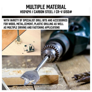 246-Piece Multipurpose Drill Bit <b>Set</b> Including Woodworking Flat Drill <b>Screwdriver</b> Bits Twist Drill Cement Drill Hole Opener Tool - Product Image 4