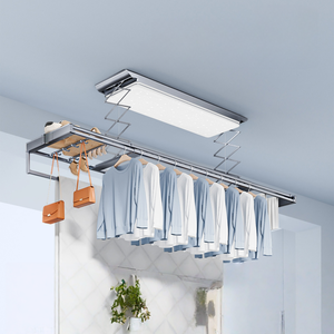 Invisible starry sky <b>lamp</b> intelligent remote control lifting disinfection sterilization drying balcony electric drying rack - Product Image 1