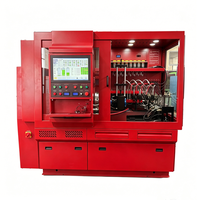 CR918S Banco de Pruebas Multifuncional para Inyectores Common Rail, Máquina de Prueba Simultánea para 4 Inyectores de Combustible, Compatible con Sistemas CRI, CRP, EUI, EUP, HEUI