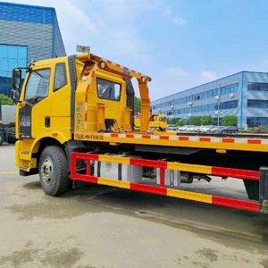 FAW 4x2 8Ton Diesel <b>Flatbed</b> Towing Wrecker <b>Truck</b> 10 Ton Road Wrecker <b>Truck</b> for Vehicle Rescue - Product Image 6