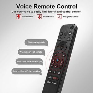 Télécommande vocale de remplacement RMF-TX800U, compatible avec les téléviseurs <span class=keywords><strong>Sony</strong></span> 4K <span class=keywords><strong>8K</strong></span> Ultra HD LE Smart Google TV-modèle <span class=keywords><strong>2022</strong></span>, RMF-TX900U - Product Image 5