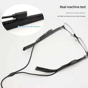 Venta caliente Cable de carga de anteojos para Xiaomi <span class=keywords><strong>Mi</strong></span> Home Enjoy Edition para SUPERHEXA JieHuan AI Gafas Cable dividido magnético - Product Image 2