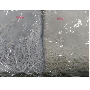 LUOXIN गर्म बेचने लांग Tulle शादी की एक परत दुल्हन घूंघट फीता शादी घूंघट - Product Image 4