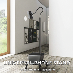 Supporto per telefono <span class=keywords><strong>cellulare</strong></span> con <span class=keywords><strong>braccio</strong></span> lungo in metallo 135cm 175cm supporto universale <span class=keywords><strong>da</strong></span> pavimento e supporto per smartphone - Product Image 2