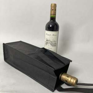 1 botella de vino bolsa de vino bolsas de regalo de vino de Navidad bolsa de vino de una sola botella - Product Image 6