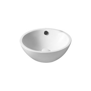 Lavabo Moderno in Pietra La25, Diametro 39,5 cm, per Bagno e Hotel, Lavandino Versatile per Lavaggio Mani - Stile Artistico - Product Image 1