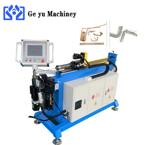 Machine de cintrage automatique de tubes de condenseur en acier inoxydable et aluminium, contrôlée par PLC, haute précision, avec moteur pneumatique pour tuyaux - Product Image 1