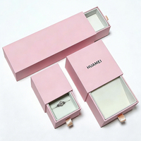 Boîte cadeau de luxe personnalisée pour bijoux, collier, boucles d'oreilles, bague, bracelet, en carton ou en papier kraft recyclable