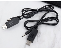Kabel USB Cantell 1m Pengisian Cepat 5V-12V DC untuk Router WiFi, Modem, Printer, Komputer & Earphone - Tembaga Murni dengan Selubung PVC