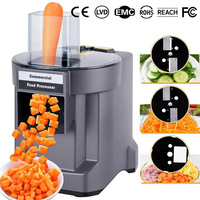 Hete verkoop elektrische multifunctionele groentehakker/snijder/dicer machine ui aardappel commerciële voedselverwerker