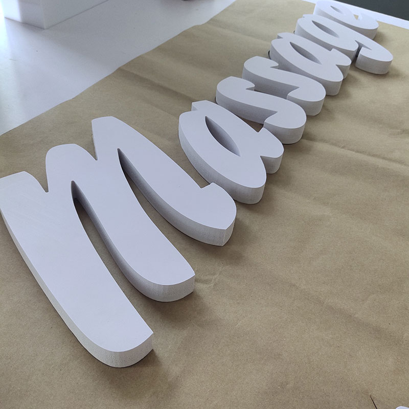 Kantoor Wanddecoratie Grote Wit Schuim Platte Cut Letters En Logo 'S Teken Density Foam 3D Pvc Letters Cijfers Groothandel Maker