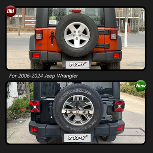 TYPY Car Tail <b>Lights</b> for Jeep Wrangler 2006-2024 LED Car Tail Lamps <b>Daytime</b> <b>Running</b> <b>Lights</b> Dynamic Turn Signals - Product Image 2