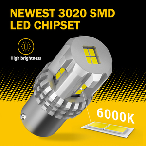 1156 LED <b>White</b> Backup Reverse Lamps 440im 5.2w Daytime Running 3020smd Beads Light <b>Bulbs</b> - Product Image 5