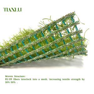 Эко-перерабатываемая сертифицированная FIFA гибридная смесь из натуральной травы с 70% газона и устойчивыми к ультрафиолетовым волокнами для устойчивых полей - Product Image 6