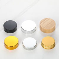 Vente en gros Logo personnalisé Couvercle en bambou, métal, aluminium, fermetures en bois Couvercles en plastique pour bouteilles en verre