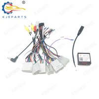 Kabel Konektor Harness Kabel Android DVD Player Mobil 16Pin ke 20Pin 24Pin 28Pin untuk Radio Mobil Toyota RAV4 2013-2019