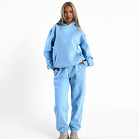 Produsen OEM Set Hoodie Jogger Katun Ukuran Besar untuk Ibu Hamil Wanita Plus Size 3D