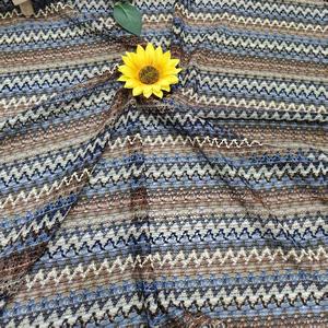 <span class=keywords><strong>Tissu</strong></span> tricoté géométrique <span class=keywords><strong>Missoni</strong></span>, magnifique <span class=keywords><strong>tissu</strong></span> en polyester tricoté au crochet pour la confection de robes et de vêtements - Product Image 2