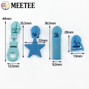 Meetee #5 Fermeture Éclair Pull pour Sacs Sac à Main Vêtements Décoratif Zip Zipps Remplacement DIY Tailoring Accessoire Nylon Zipper Slider - Product Image 2