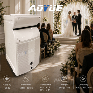 Haut-parleur professionnel audio KA15 blanc personnalisé à source ponctuelle, disposition flexible, haut de gamme, 15 pouces, 2 voies, passif, néodyme - Product Image 5