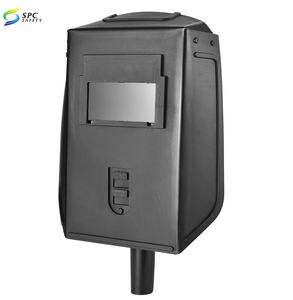 Hotsale economía barata de plástico de protección facial de mano soldador faceshield soldadura mano escudo máscara con mango - Product Image 4